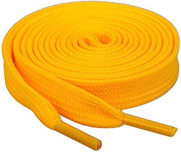 Flat Shoelace (2 Pair) Unisex Shoelaces for Casual, Running Sports Shoes